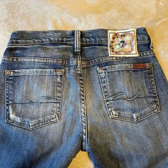 7 for all Mankind Jeans, sz. 25. Some raffling on tag. - Picture 2 of 4